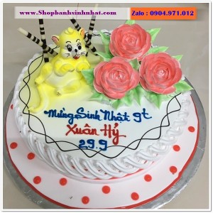 Bánh Sinh Nhật Con Mèo Tuổi Mão - A35